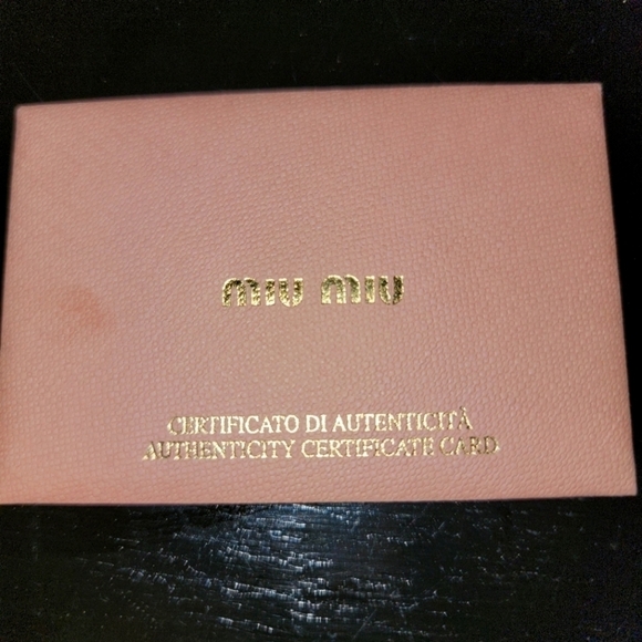 Authentic Miu Miu Zip Wallet - Picture 9 of 10